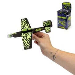 Gleitflieger / Styroporflieger - Glow in Dark (Modell zuf&auml;llig)