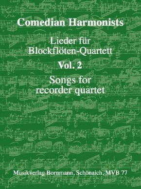 Lieder für Blockflöten-Quartett, Band 2