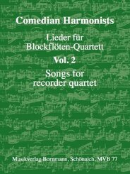 Lieder für Blockflöten-Quartett, Band 2