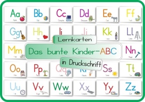 Das bunte Kinder-ABC in Druckschrift