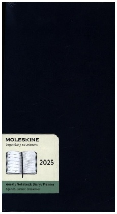 Moleskine 12 Monate Wochen Notizkalender 2025, XL