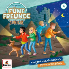 Fünf Freund JUNIOR - Das geheimnisvolle Geräusch/Der verlorene Schatz, 1 Audio-CD