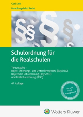 Schulordnung für die Realschulen