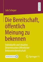 Die Bereitschaft, öffentlich Meinung zu bekennen