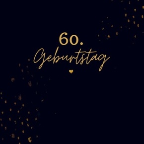 60. Geburtstag- Gästebuch Blanko