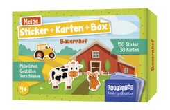 Meine Sticker + Karten + Box - Bauernhof, m. 20 Beilage