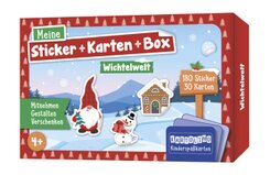 Meine Sticker + Karten + Box - Wichtelwelt, m. 1 Beilage