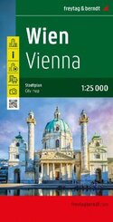 Wien, Stadtplan 1:25.000, freytag & berndt