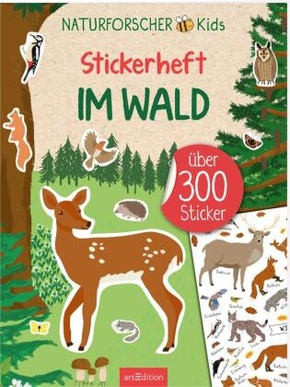 Naturforscher-Kids - Stickerheft Im Wald