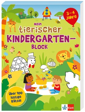 Mein tierischer Kindergarten-Block (3 - 4 Jahre)