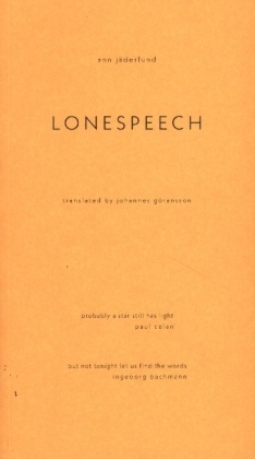 Lonespeech