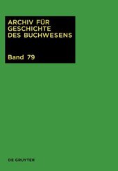 Archiv für Geschichte des Buchwesens: 2024