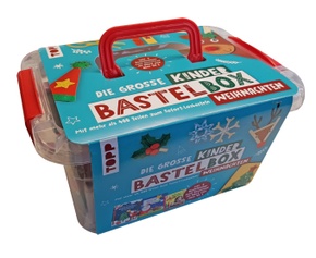 Die große Kinderbastelbox – Weihnachten. Inkl. 3 Bastelbücher zum Downloaden