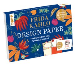 Design Paper Frida Kahlo DIN A5. Mit Falz f&uuml;r Klappkarten