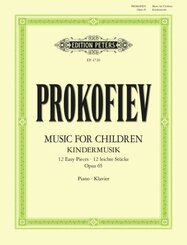 Music for Children: 12 easy pieces for Piano (1935) für Klavier solo op. 65 -Kindermusik-