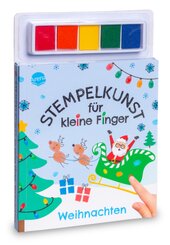 Stempelkunst für kleine Finger. Weihnachten