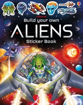 Build Your Own Aliens Sticker Book