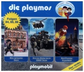 Die Playmos - Hörspiel-Box, 3 Audio-CD - Folge 84-86