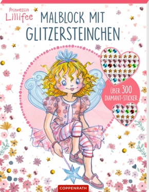 Malblock mit Glitzersteinchen (Prinzessin Lillifee)