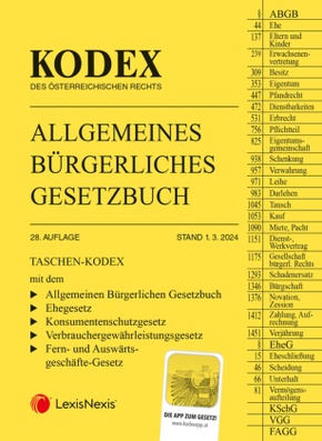 Taschen-Kodex ABGB 2024 - inkl. App