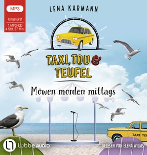 Taxi, Tod und Teufel - Möwen morden mittags, 1 Audio-CD, 1 MP3