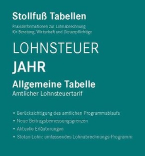 Tabelle, Lohnsteuer 2024, Jahr