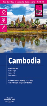 Reise Know-How Landkarte Kambodscha / Cambodia (1:500.000)