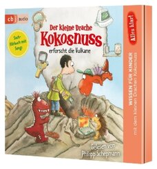 Alles klar! Der kleine Drache Kokosnuss erforscht die Vulkane, 1 Audio-CD