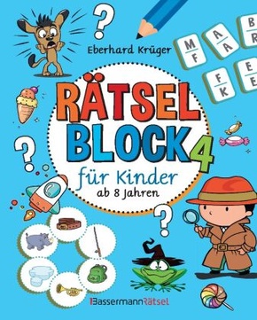 Rätselblock 4 für Kinder ab 8 Jahren (5 Exemplare à 3,99)