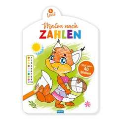 Trötsch Malen nach Zahlen 2. Level Malbuch