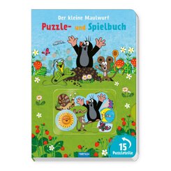 Trötsch Der kleine Maulwurf Puzzle- und Spielbuch Pappenbuch