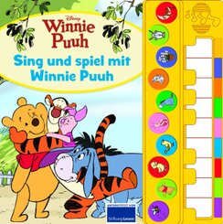Disney Winnie Puuh - Sing und spiel mit Winnie Puuh - Liederbuch mit Klaviertastatur - Vor- und Nachspielfunktion - 10 b