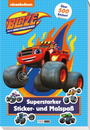 Blaze und die Monstermaschinen: Superstarker Sticker- und Malspaß