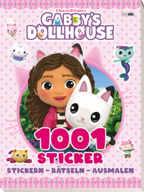 Gabby's Dollhouse: 1001 Sticker: Stickern - Rätseln - Ausmalen