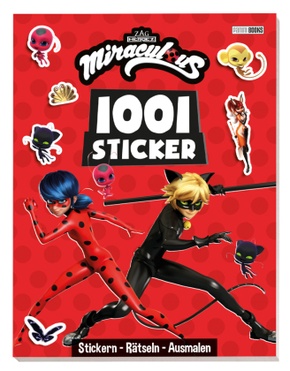 Miraculous: 1001 Sticker: Stickern - Rätseln - Ausmalen