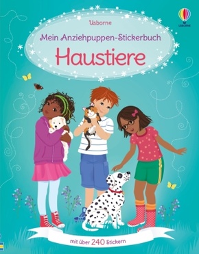 Mein Anziehpuppen-Stickerbuch: Haustiere