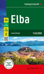 Elba, Straßen- und Freizeitkarte 1:45.000, freytag & berndt