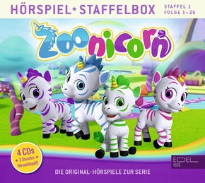 Zoonicorn - Hörspiel-Box, 4 Audio-CD - Staffel.1