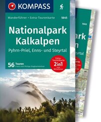 KOMPASS Wanderführer Nationalpark Kalkalpen - Pyhrn-Priel, Enns- und Steyrtal, 56 Touren mit Extra-Tourenkarte