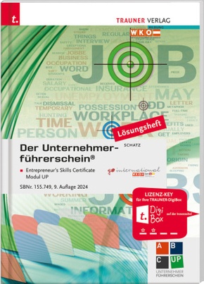 Der Unternehmerführerschein - Entrepreneur's Skills Certificate, Modul UP Lösungsheft