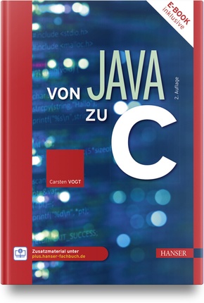 Von Java zu C, m. 1 Buch, m. 1 E-Book