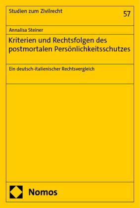 Kriterien und Rechtsfolgen des postmortalen Persönlichkeitsschutzes