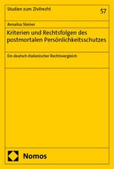 Kriterien und Rechtsfolgen des postmortalen Persönlichkeitsschutzes