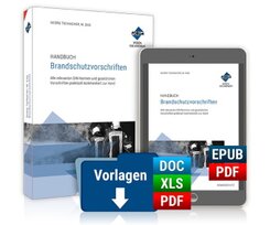 Handbuch Brandschutzvorschriften, m. 1 Online-Zugang, m. 1 Buch, m. 1 E-Book, 3 Teile