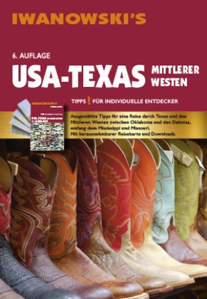 USA-Texas & Mittlerer Westen - Reiseführer von Iwanowski, m. 1 Karte