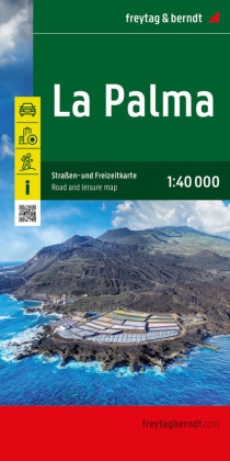 La Palma, Straßen- und Freizeitkarte 1:40.000, freytag & berndt