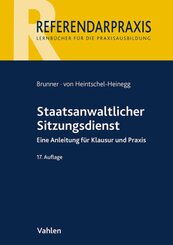 Staatsanwaltlicher Sitzungsdienst