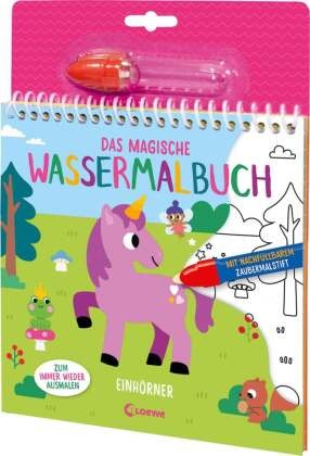 Das magische Wassermalbuch - Einhörner