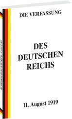 VERFASSUNG des Deutschen Reichs vom 11. August 1919