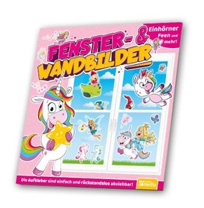 Fenster- / Wandbild: Einhörner, Feen & mehr!